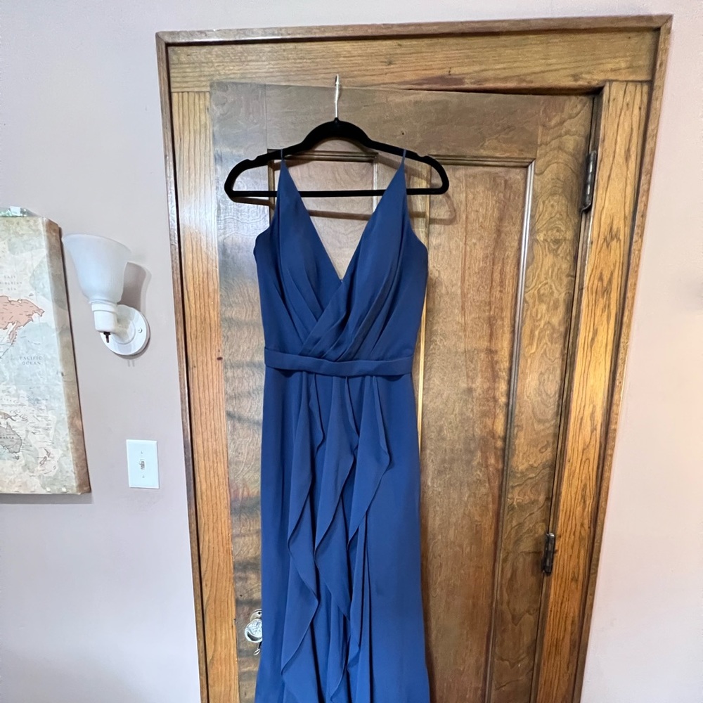 Navy Blue Bridesmaids Dress Size 8